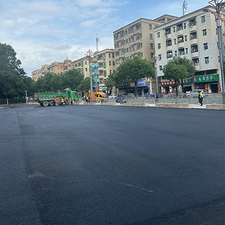停車場瀝青攤鋪1